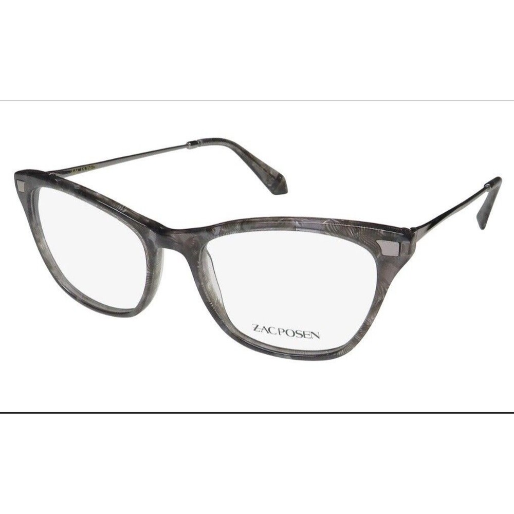 ZAC POSEN RASHIDA CAT EYE UNIQUE DESIGN HANDMADE MODERN EYEGLASS FRAME/EYEWEAR